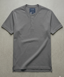 Henley Essential Premium — Cinza Urbano