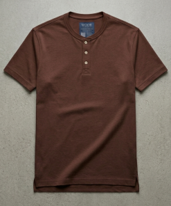 Henley Essential Premium — Marrom Ancestral